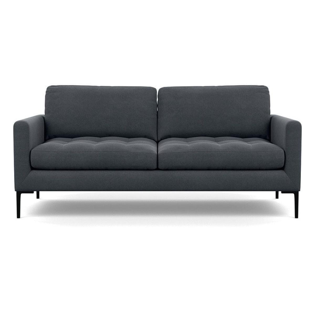 Heal's Eton Right Hand Facing Corner Sofa Smart Linen Mix Maroon Black Feet - Heal's UK Furniture – image 94