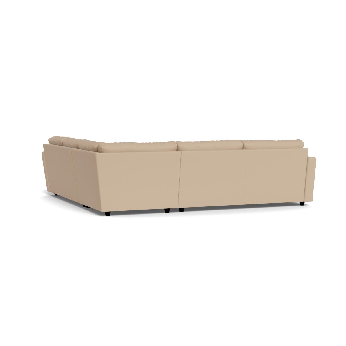 Heal's Nimbus II Full Corner Sofa (K+M+N) Capelo Linen Bamboo Black Feet – image 4