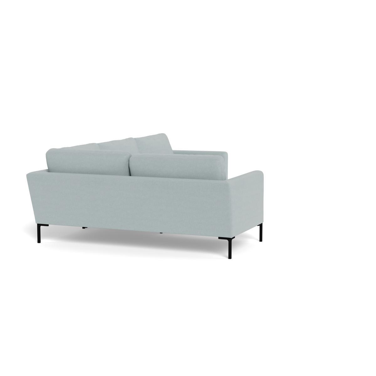 Heal's Eton Left Hand Facing Corner Sofa Brushed Cotton Mist Brass Feet - Heal's UK Furniture – image 2
