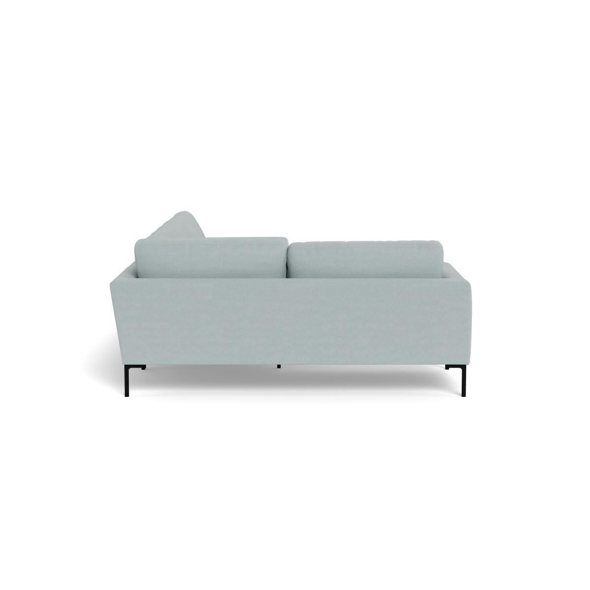 Heal's Eton Left Hand Facing Corner Sofa Brushed Cotton Mist Brass Feet - Heal's UK Furniture – image 3