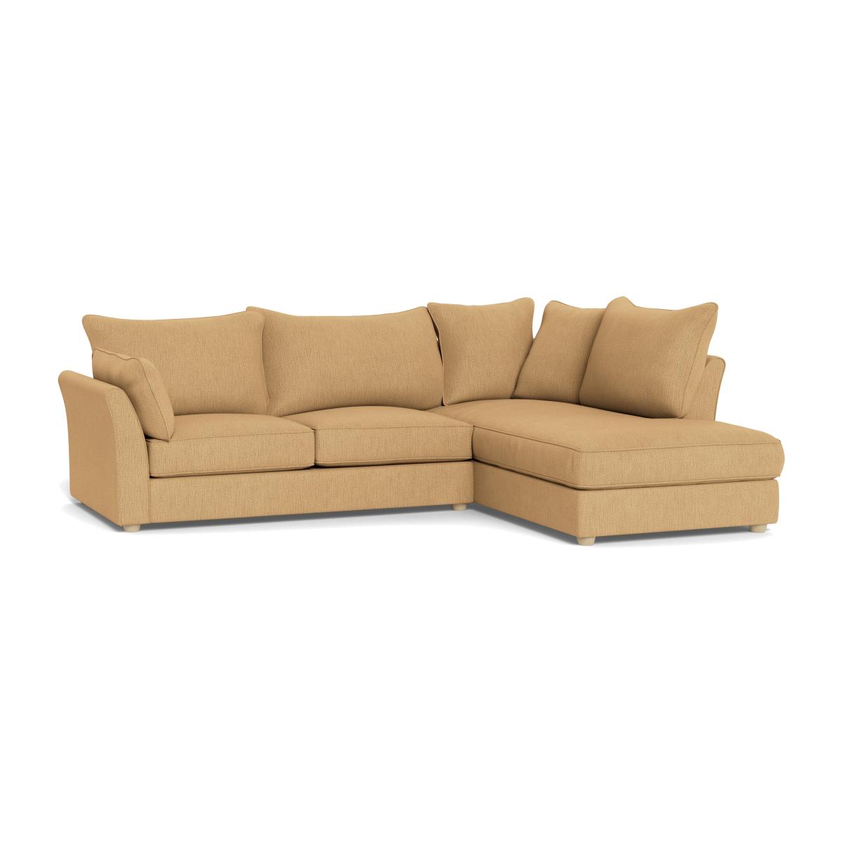 Heal's Tailor Right Hand Facing Corner Sofa Smart Linen Mix Sand Natural Beech Feet – image 1