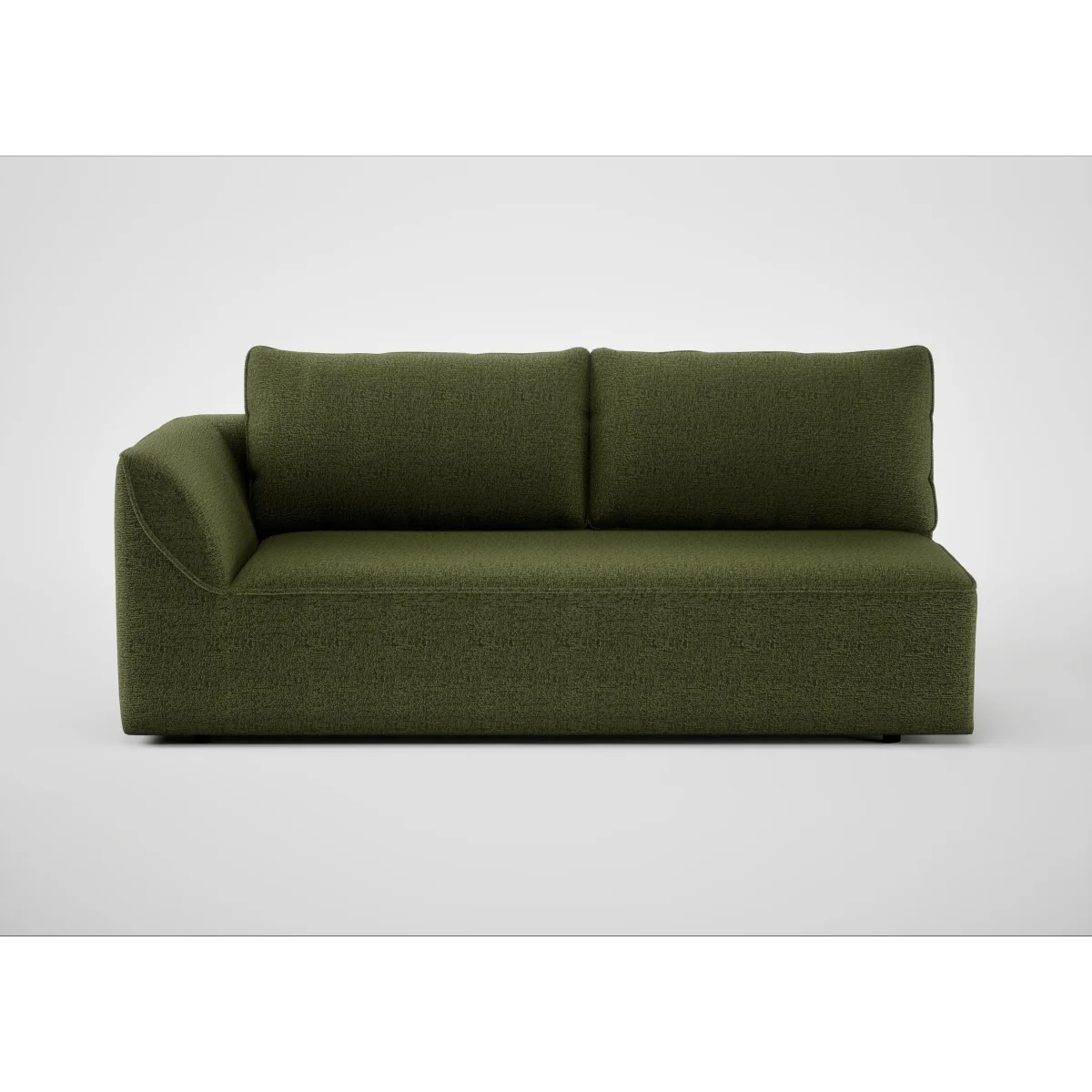 Heal's Morven Left Hand Facing 3 Seater Unit Melton Wool Red Oxide – image 6