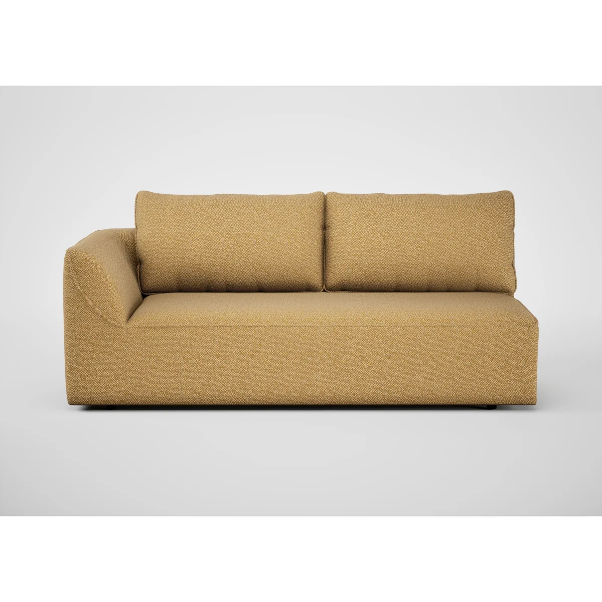 Heal's Morven Left Hand Facing 3 Seater Unit Melton Wool Red Oxide – image 8