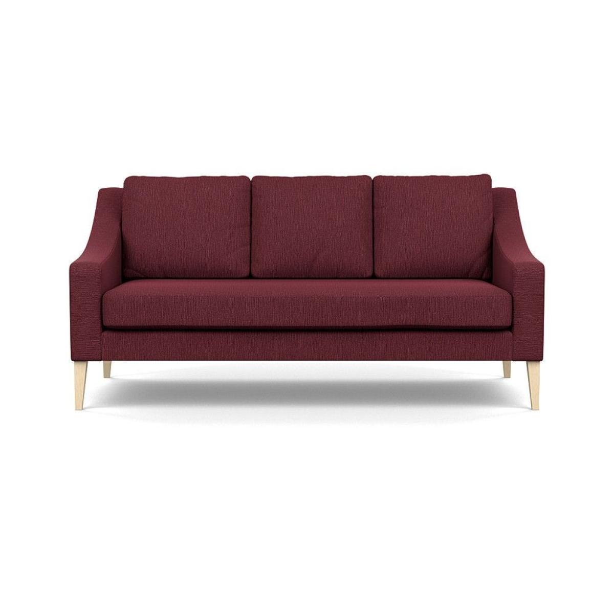 Heal's Mistral Left Hand Facing Corner Sofa Smart Linen Mix Maroon Natural Feet - Heal's UK Furniture – image 31