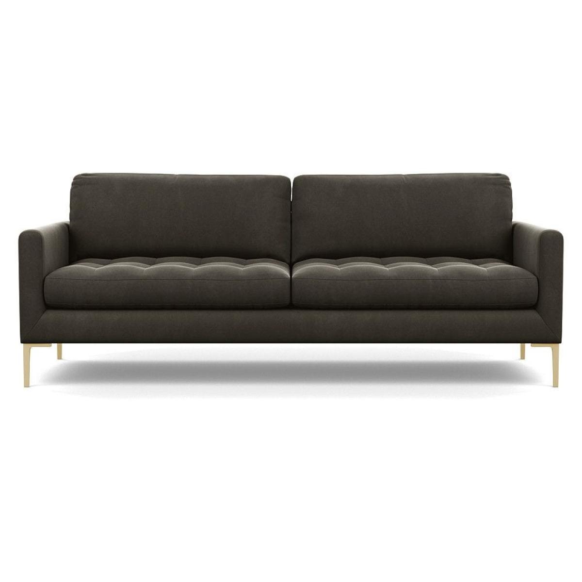 Heal's Mistral Left Hand Facing Corner Sofa Smart Linen Mix Maroon Natural Feet - Heal's UK Furniture – image 66