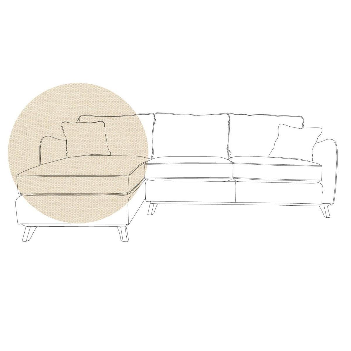 Heal's Ravello Left Hand Corner Sofa Velvet Midnight - Heal's UK Furniture – image 6