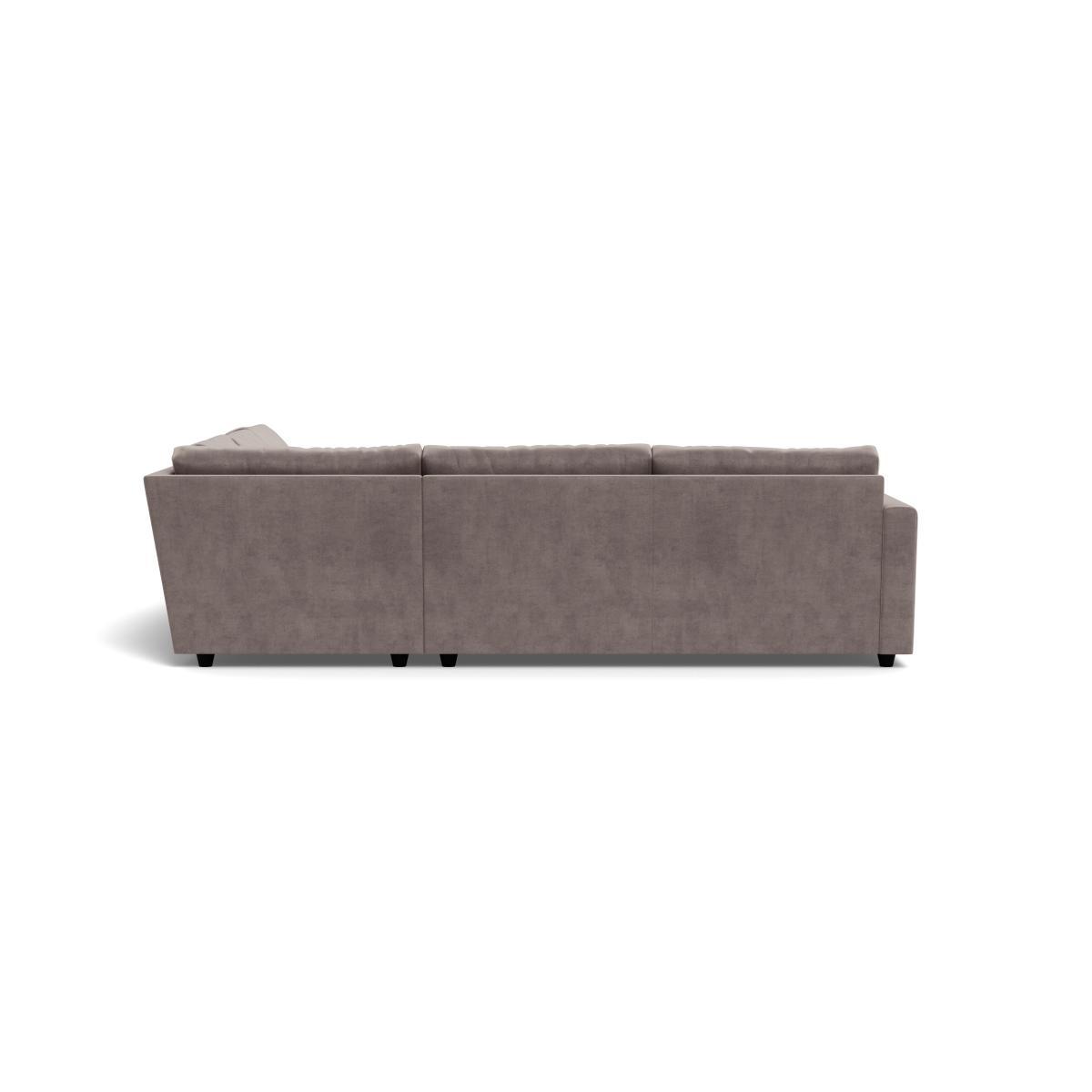 Heal's Nimbus II Large Corner Sofa Smart Luxe Velvet Mushroom - Heal's UK Furniture – image 3