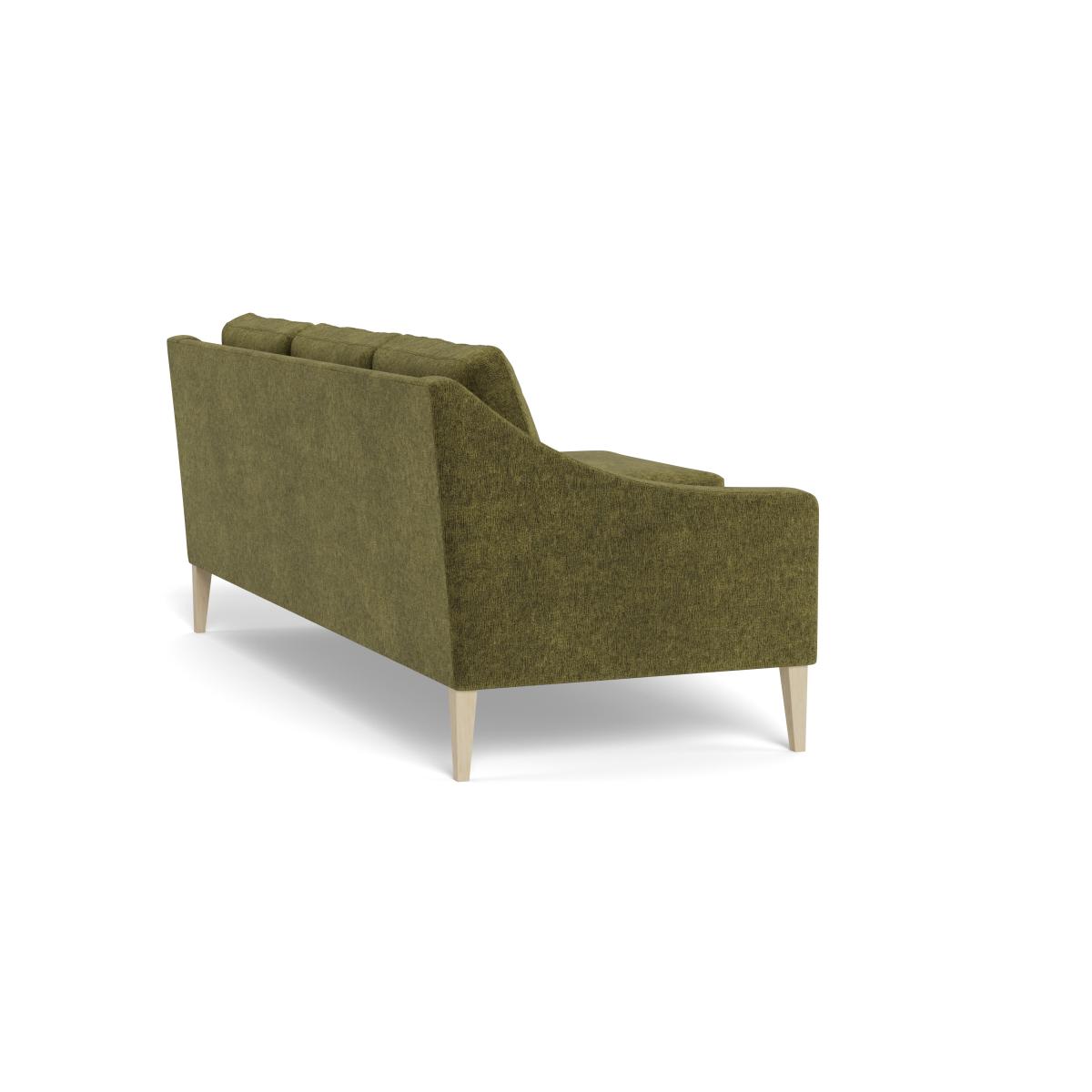 Heal's Richmond Corner Chaise Sofa Boucle Velvet Wilder Black Beech Feet – image 4