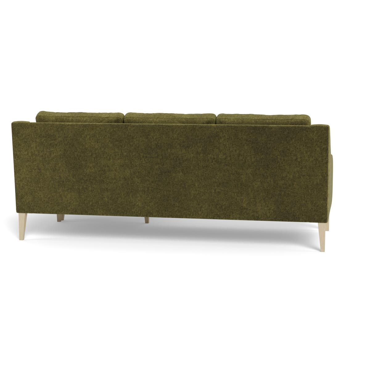 Heal's Richmond Corner Chaise Sofa Boucle Velvet Wilder Black Beech Feet – image 5
