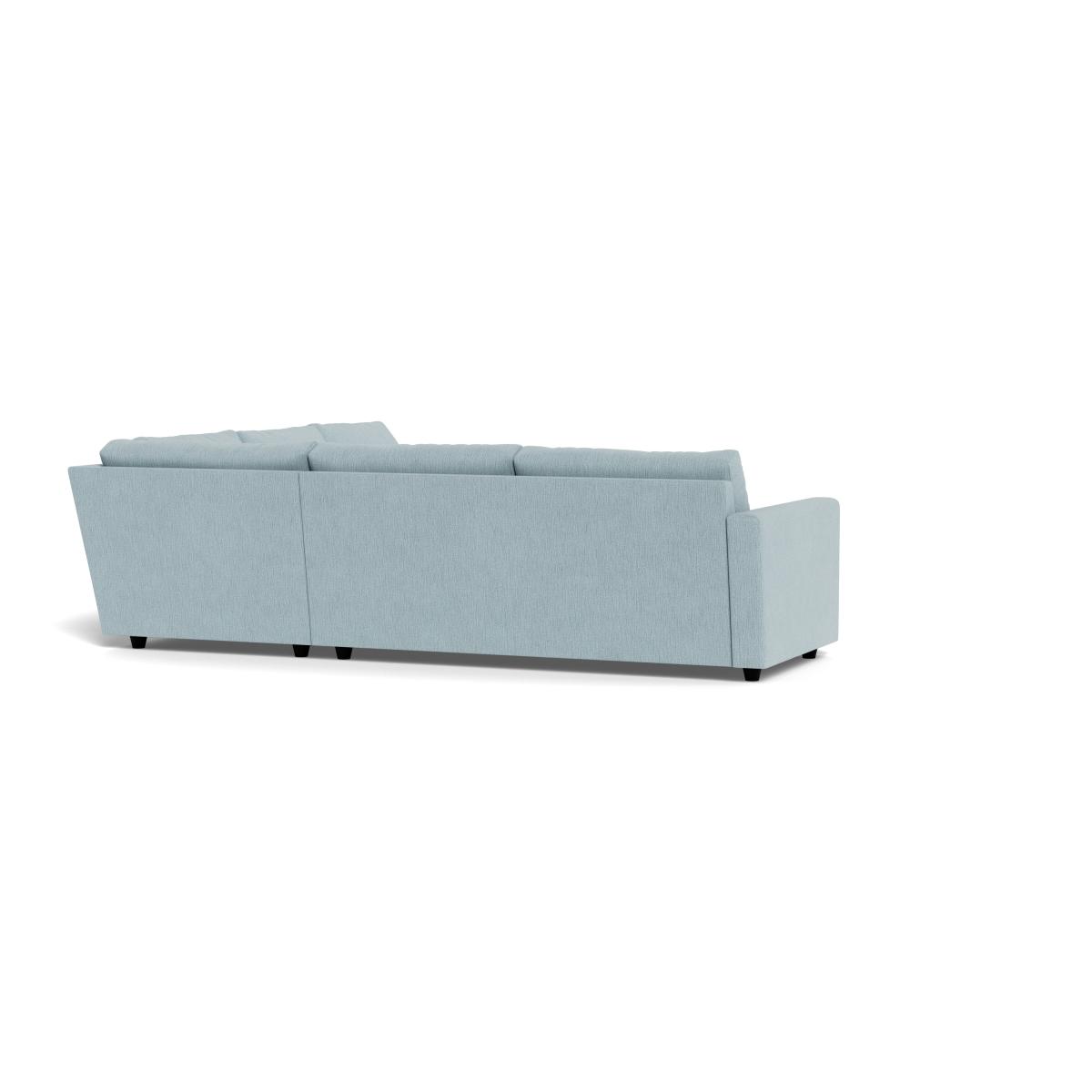 Heal's Nimbus II Large Corner Sofa Smart Linen Mix Duck Egg – image 2
