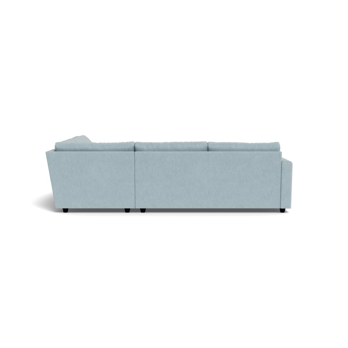 Heal's Nimbus II Large Corner Sofa Smart Linen Mix Duck Egg – image 3