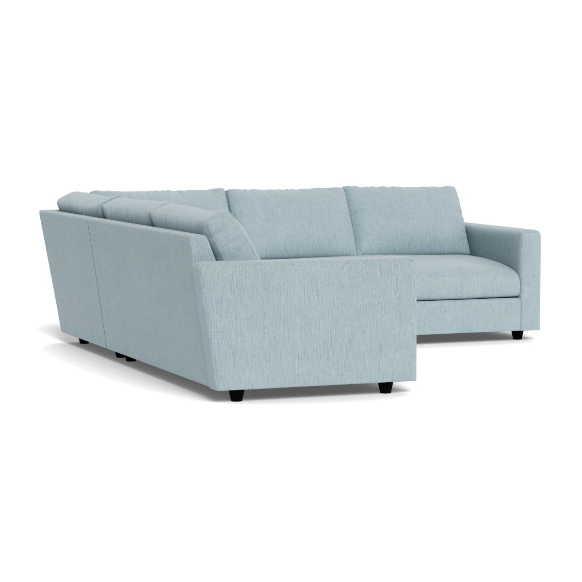 Heal's Nimbus II Large Corner Sofa Smart Linen Mix Duck Egg – image 1
