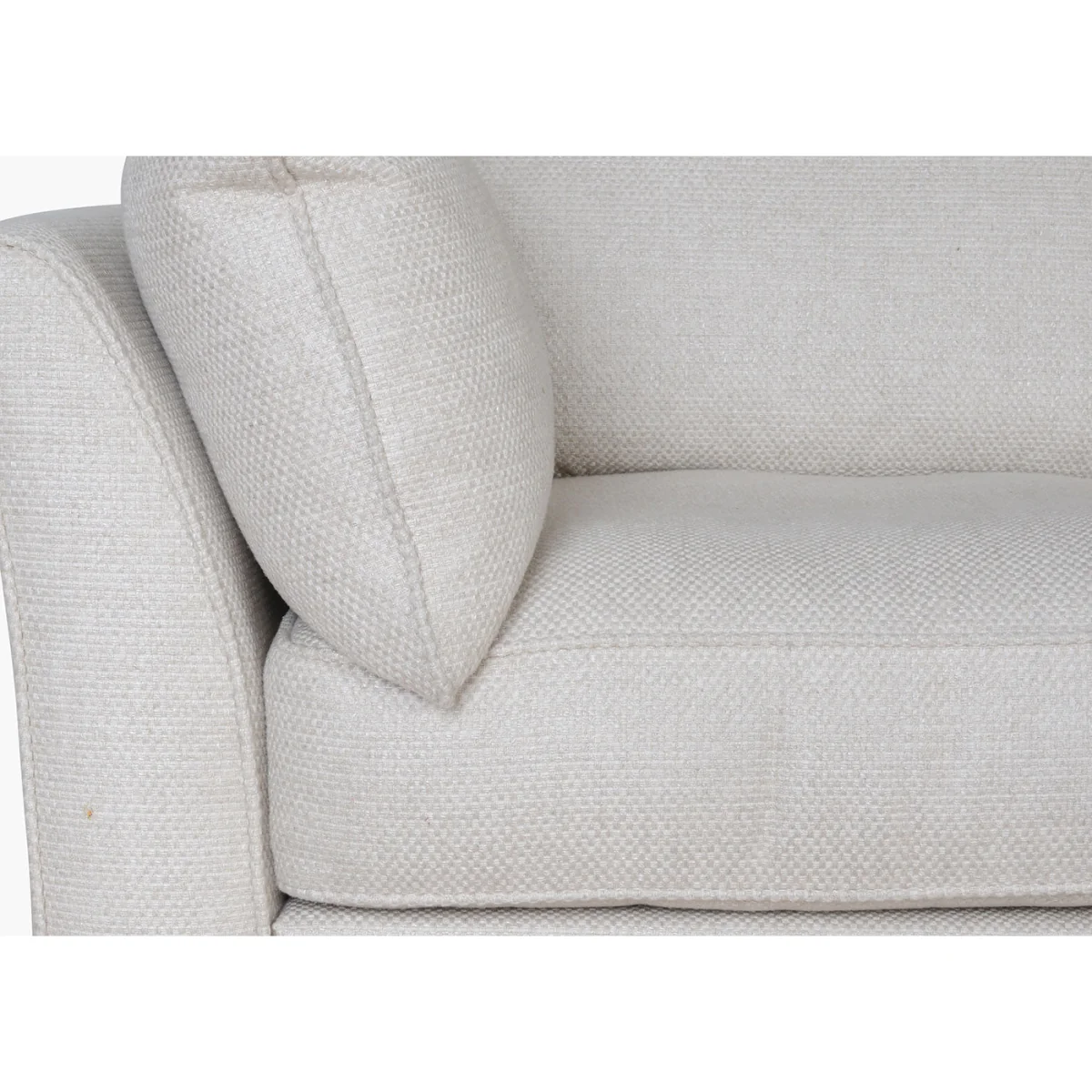 Heal's Tailor Right Hand Facing Corner Sofa Smart Luxe Velvet Tawny Walnut Stained Feet – image 7