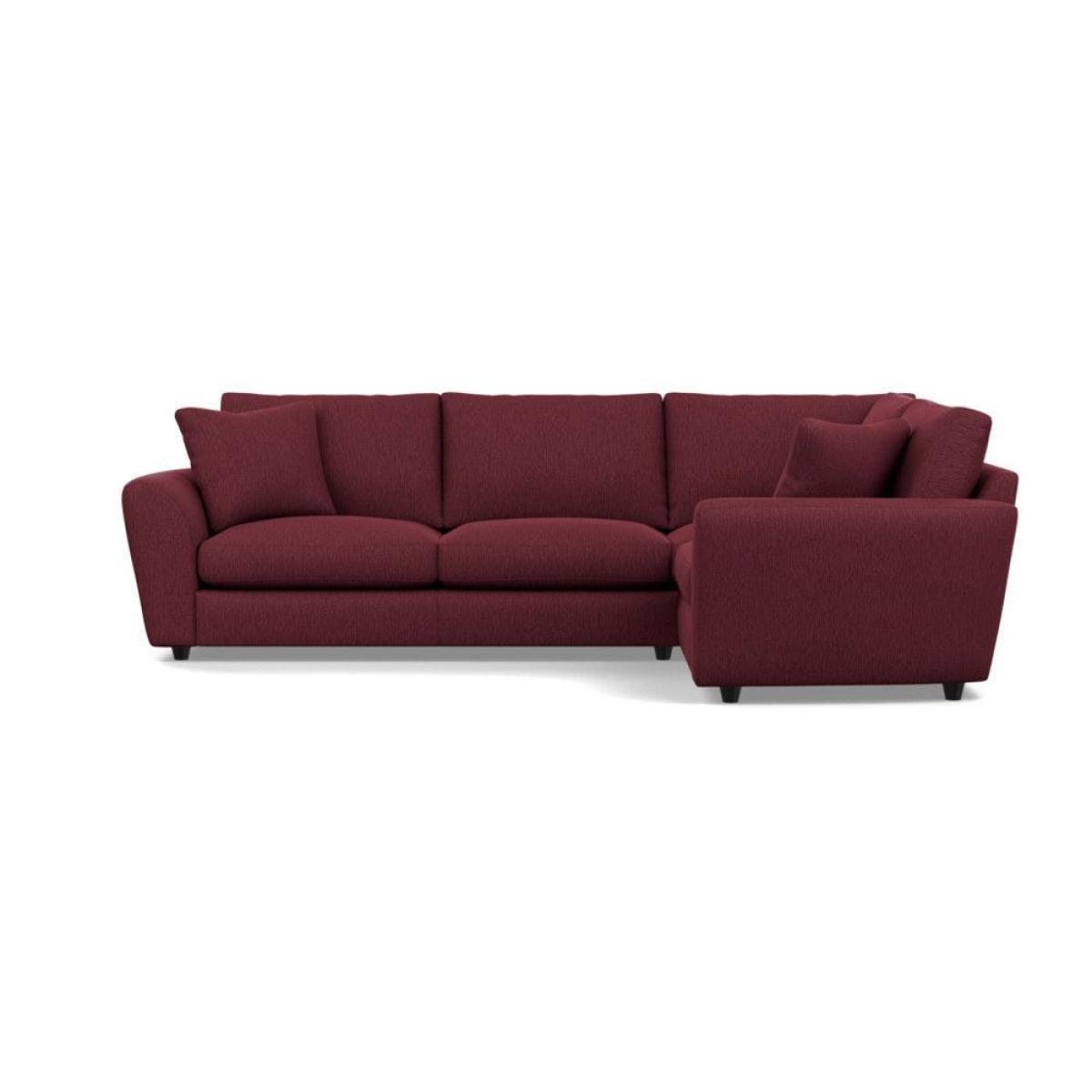 Heal's Snooze Right Hand Facing Corner Sofa Smart Linen Mix Silver Black Feet - Heal's UK Furniture – image 12