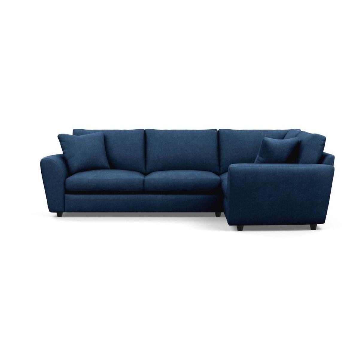 Heal's Snooze Right Hand Facing Corner Sofa Smart Linen Mix Silver Black Feet - Heal's UK Furniture – image 17