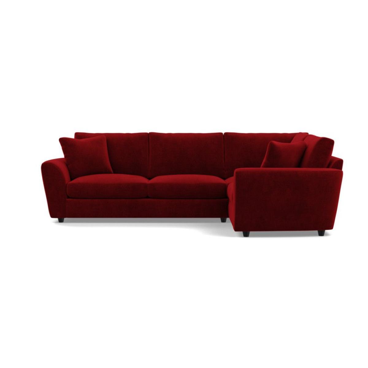 Heal's Snooze Right Hand Facing Corner Sofa Smart Linen Mix Silver Black Feet - Heal's UK Furniture – image 23