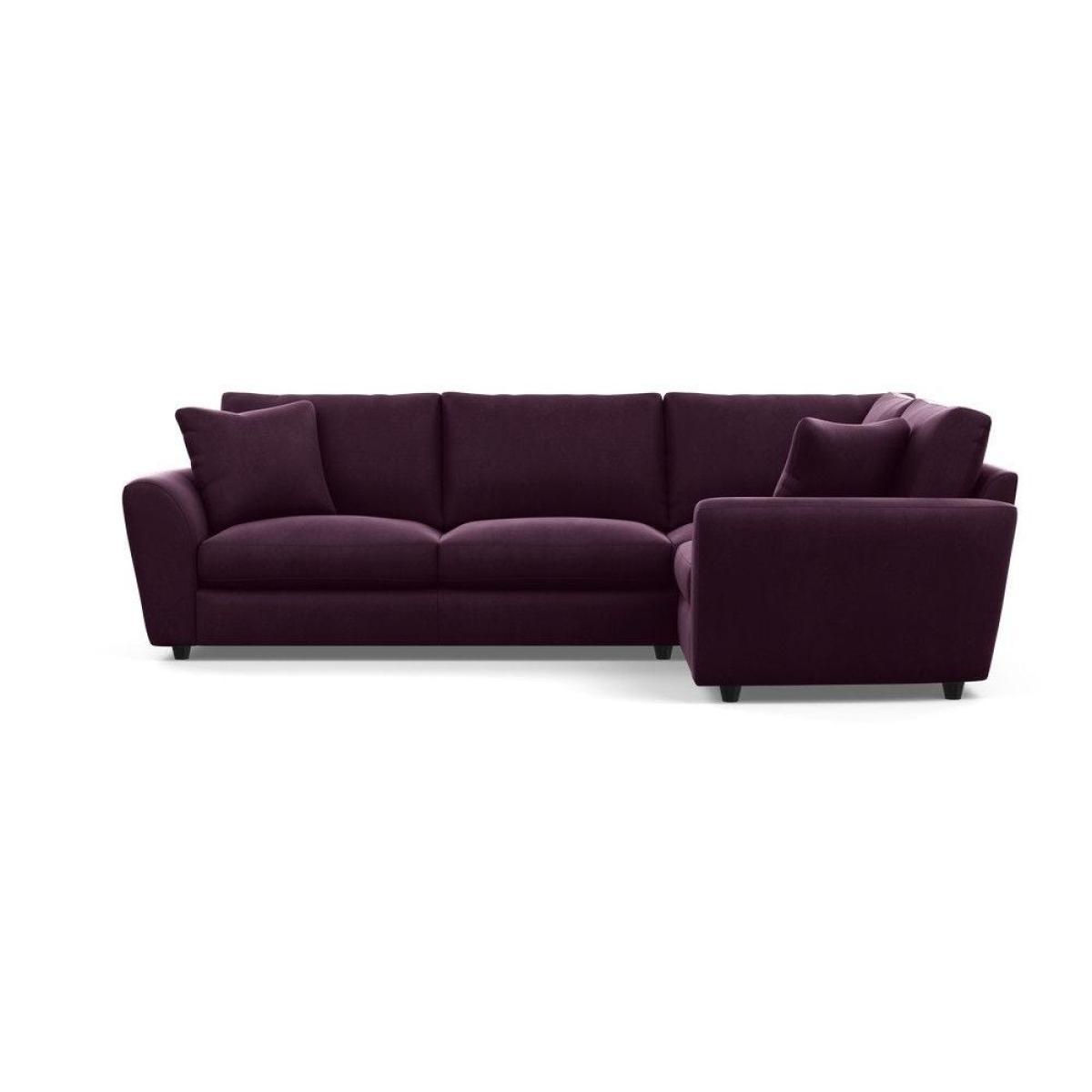 Heal's Snooze Right Hand Facing Corner Sofa Smart Linen Mix Silver Black Feet - Heal's UK Furniture – image 4