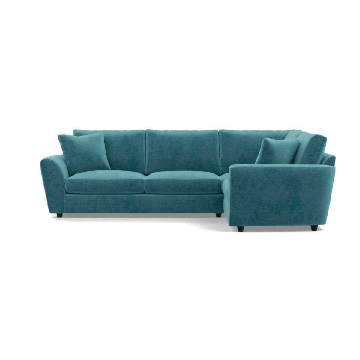 Heal's Snooze Right Hand Facing Corner Sofa Smart Linen Mix Silver Black Feet - Heal's UK Furniture – image 33