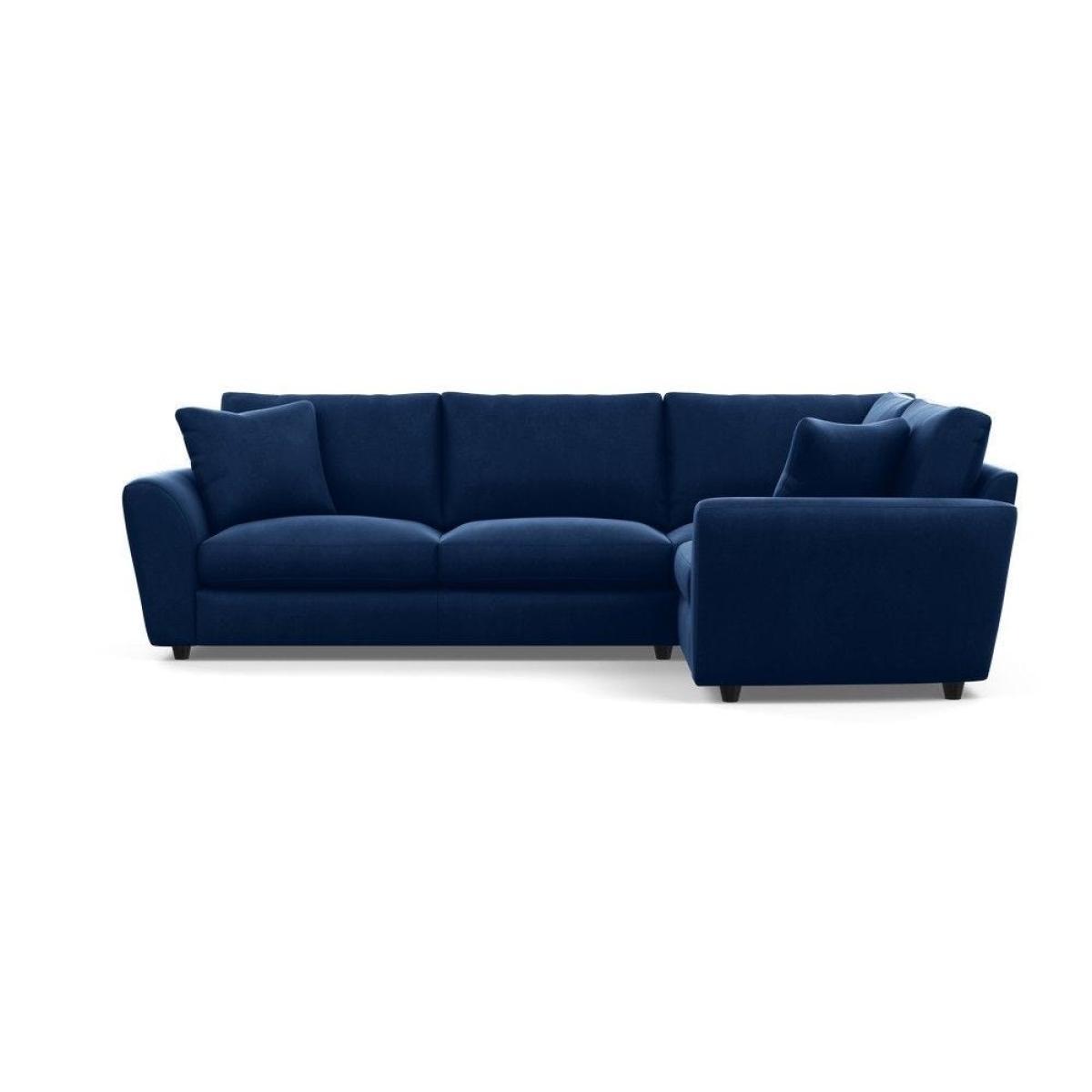 Heal's Snooze Right Hand Facing Corner Sofa Smart Linen Mix Silver Black Feet - Heal's UK Furniture – image 9