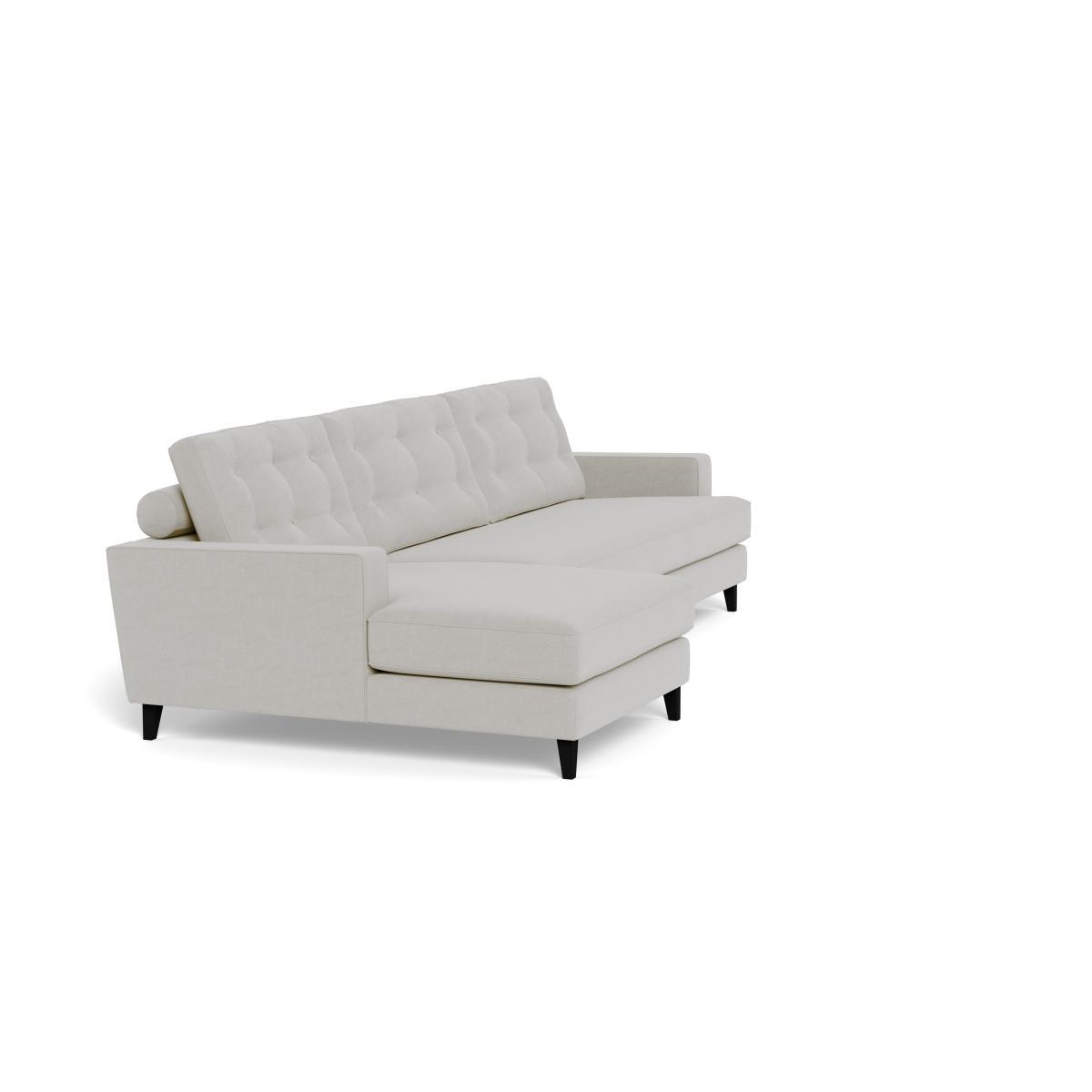 Heal's Mistral Left Hand Corner Sofa Capelo LinenCotton Sea Salt Black Feet - Heal's UK Furniture – image 2