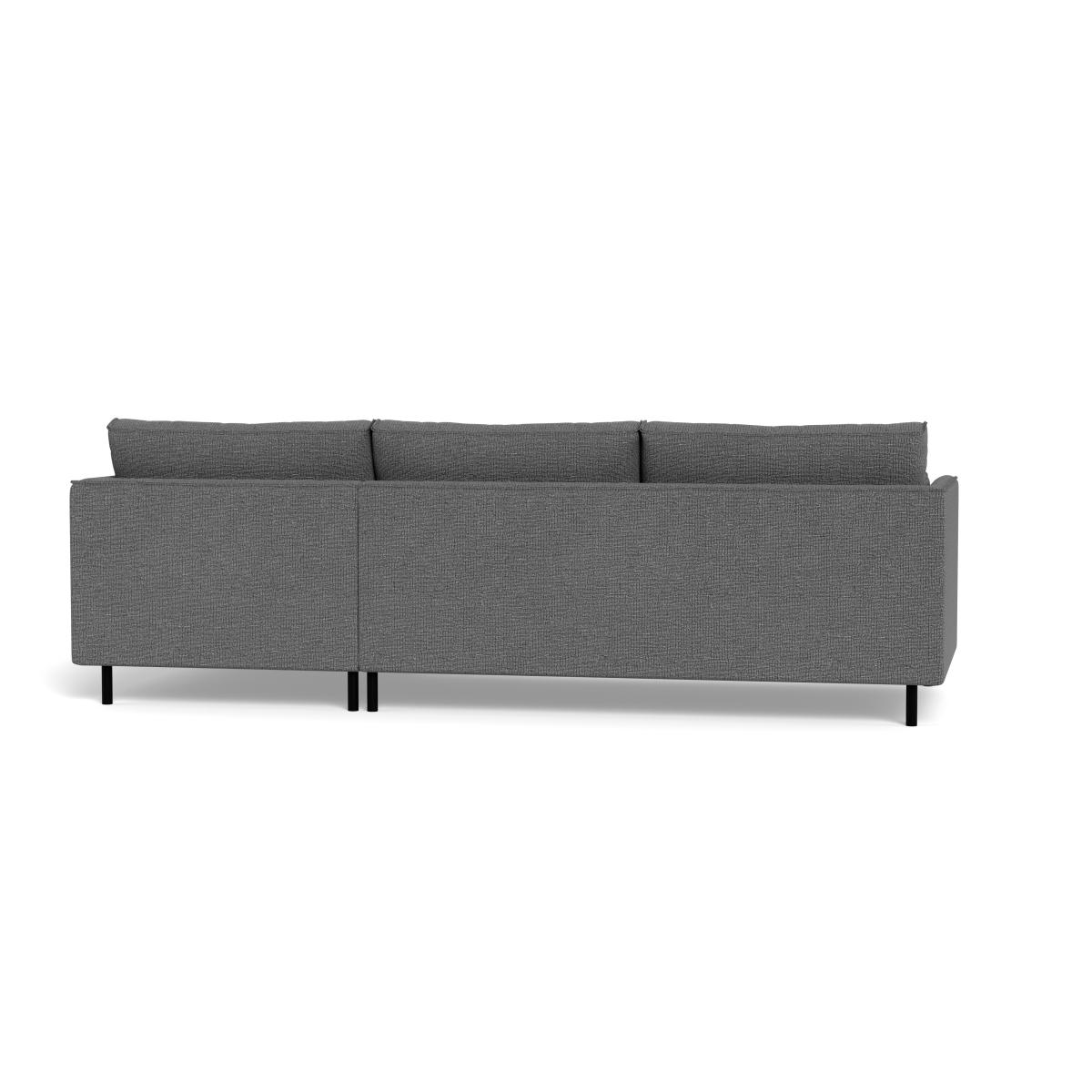 Heal's Tortona Right Hand Facing 4 Seater Corner Chaise Tejo Recycled Noir Black Feet – image 5