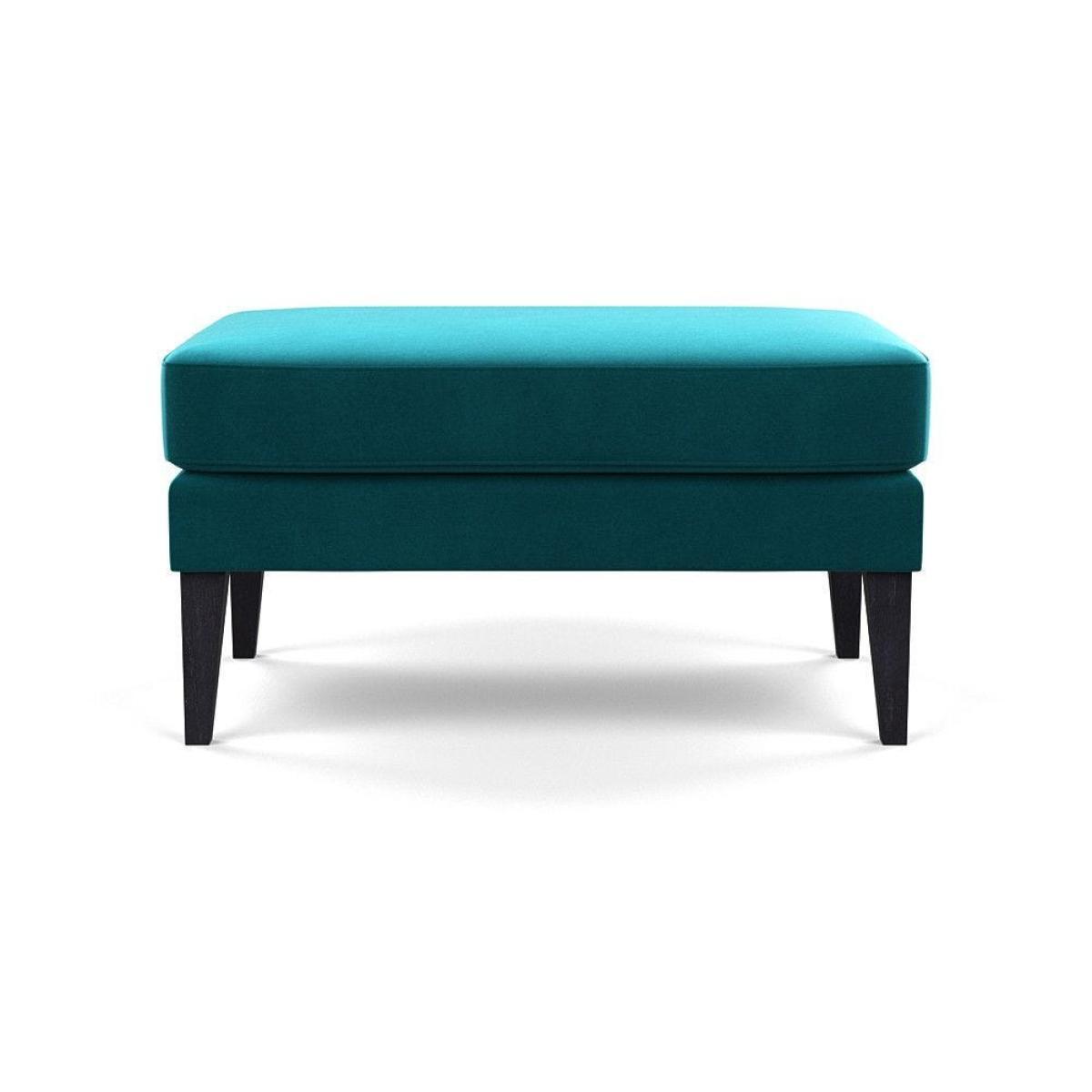 Heal's Eton Left Hand Facing Corner Sofa Velvet Petrol Black Feet - Heal's UK Furniture – image 47
