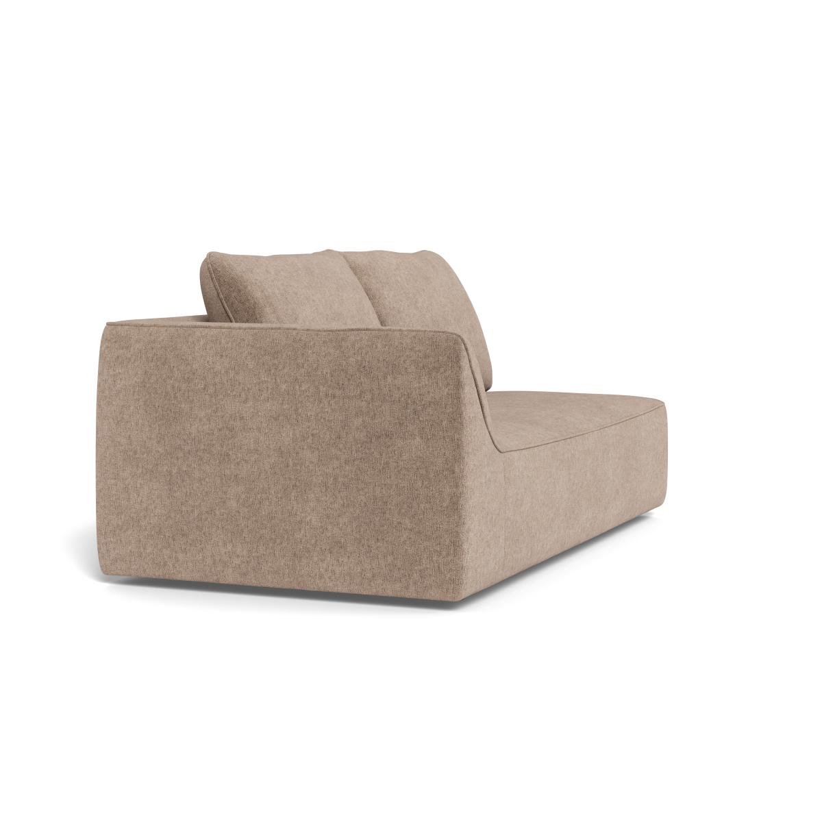 Heal's Morven Left Hand Facing 3 Seater Unit Boucle Velvet Rocky Black Feet – image 2