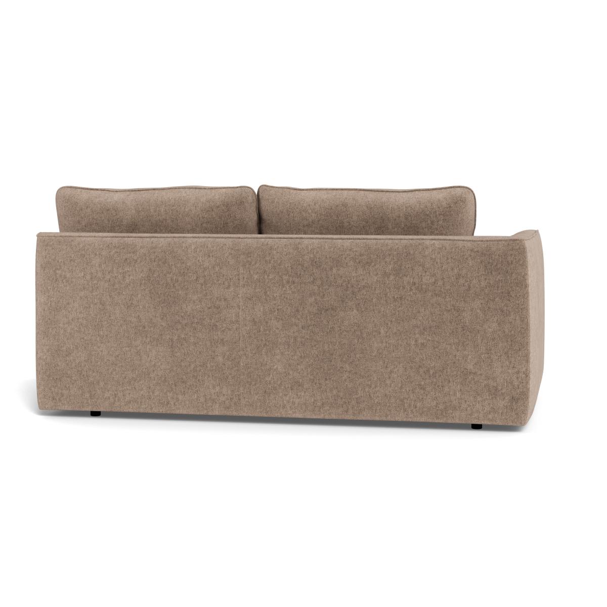 Heal's Morven Left Hand Facing 3 Seater Unit Boucle Velvet Rocky Black Feet – image 5