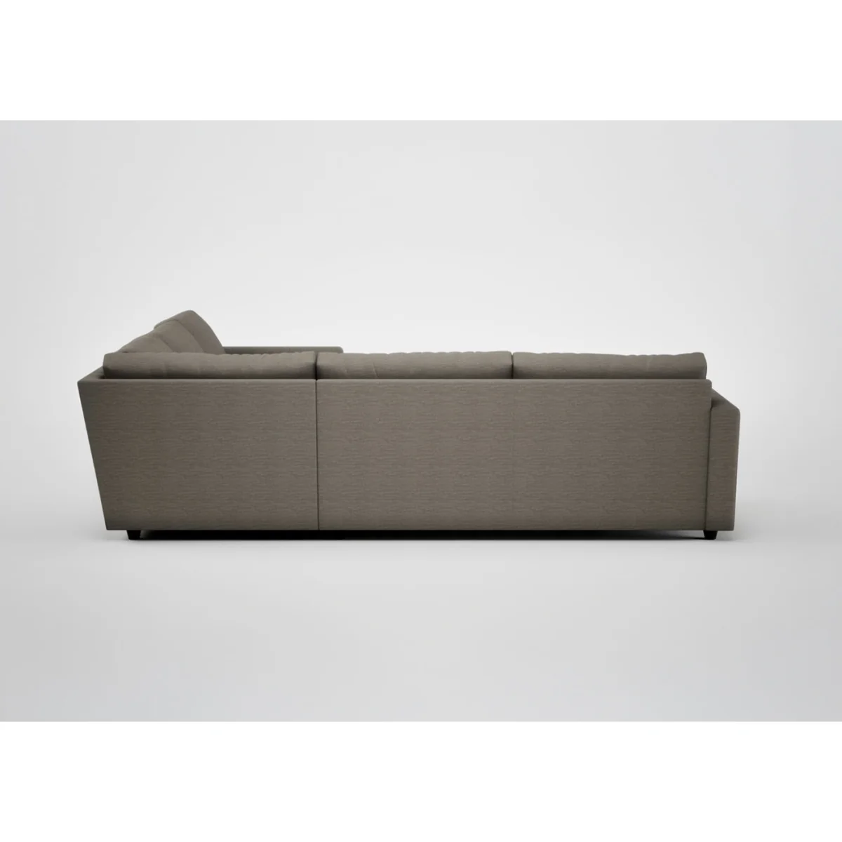 Heal's Nimbus II Corner Sofa Wool Velvet Camel Black Feet – image 5