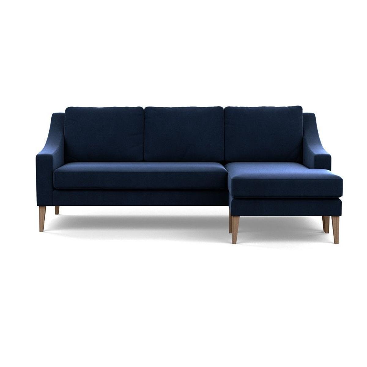 Heal's Richmond Corner Chaise Sofa Melton Wool Shale Walnut - Heal's UK Furniture – image 2