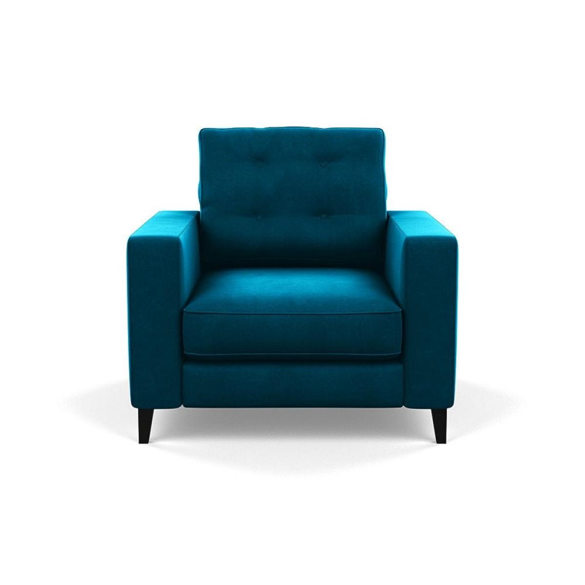 Heal's Richmond Corner Chaise Sofa Melton Wool Shale Walnut - Heal's UK Furniture – image 11