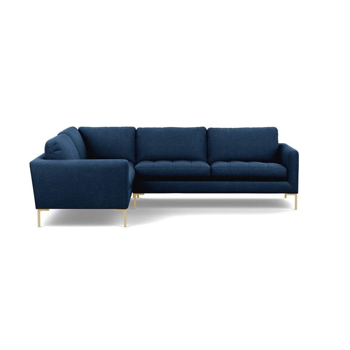 Heal's Richmond Corner Chaise Sofa Melton Wool Shale Walnut - Heal's UK Furniture – image 12