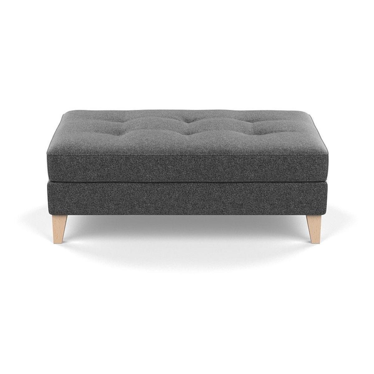Heal's Richmond Corner Chaise Sofa Melton Wool Shale Walnut - Heal's UK Furniture – image 120