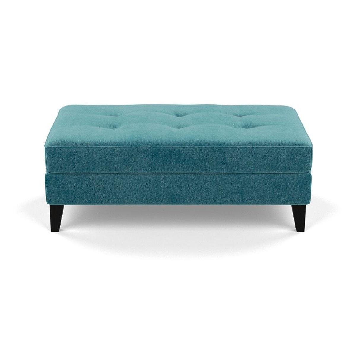 Heal's Richmond Corner Chaise Sofa Melton Wool Shale Walnut - Heal's UK Furniture – image 14