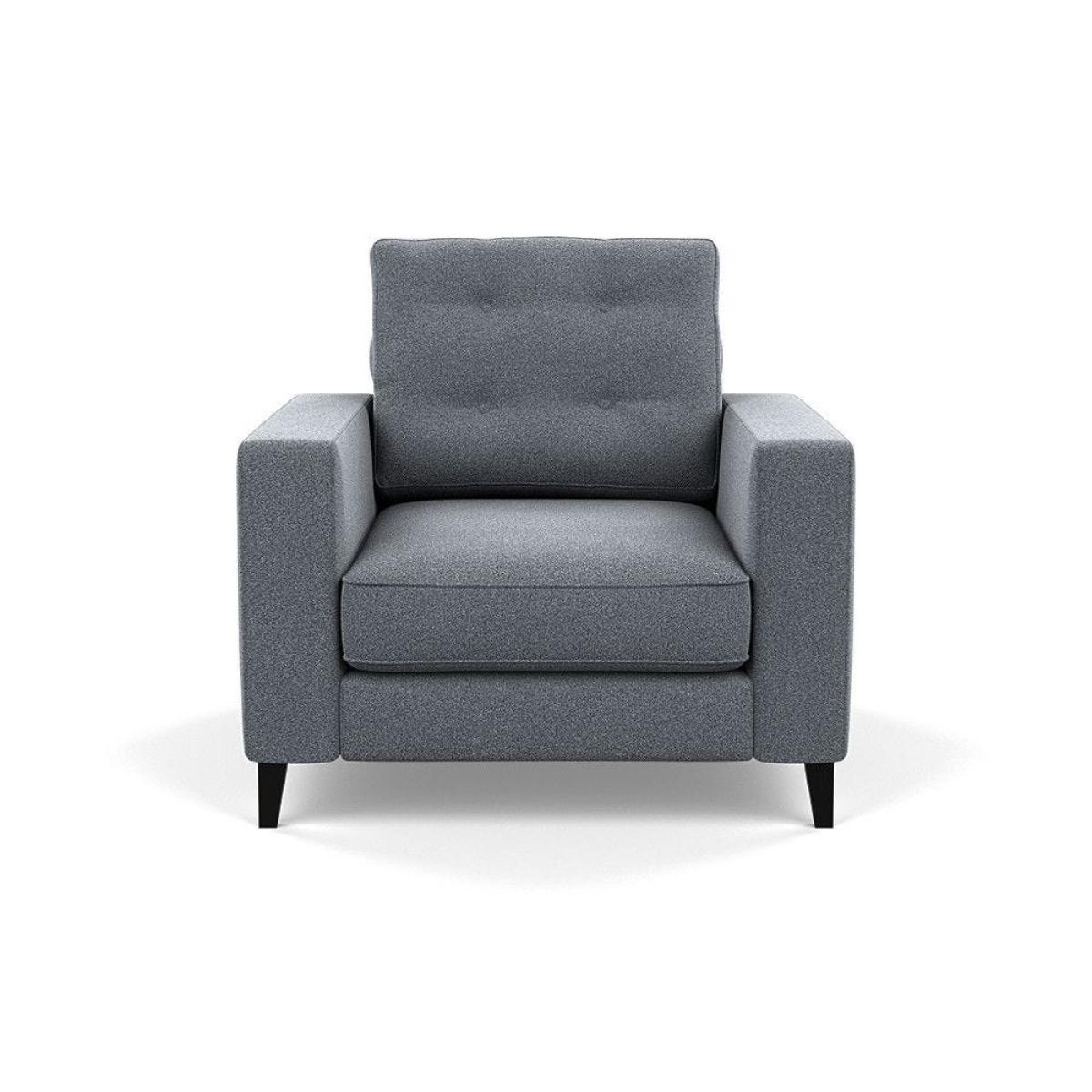 Heal's Richmond Corner Chaise Sofa Melton Wool Shale Walnut - Heal's UK Furniture – image 150