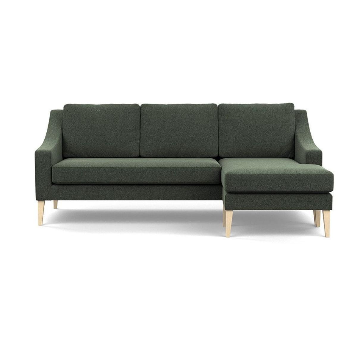 Heal's Richmond Corner Chaise Sofa Melton Wool Shale Walnut - Heal's UK Furniture – image 154
