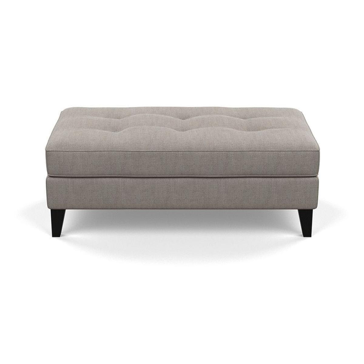 Heal's Richmond Corner Chaise Sofa Melton Wool Shale Walnut - Heal's UK Furniture – image 36