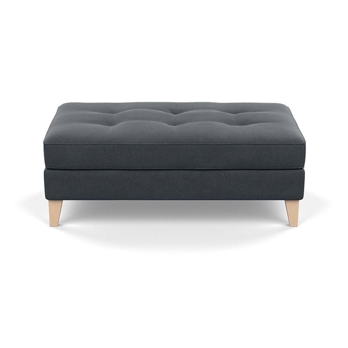 Heal's Richmond Corner Chaise Sofa Melton Wool Shale Walnut - Heal's UK Furniture – image 38