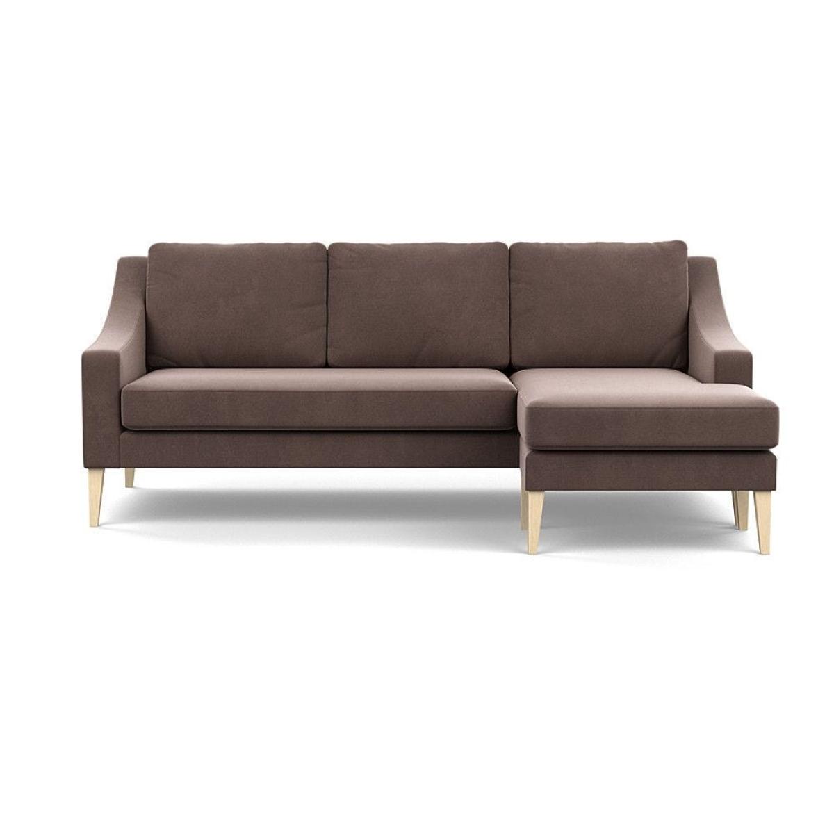 Heal's Richmond Corner Chaise Sofa Melton Wool Shale Walnut - Heal's UK Furniture – image 45