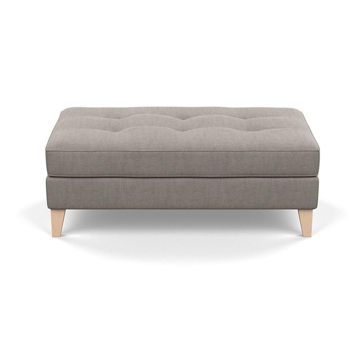 Heal's Richmond Corner Chaise Sofa Melton Wool Shale Walnut - Heal's UK Furniture – image 46