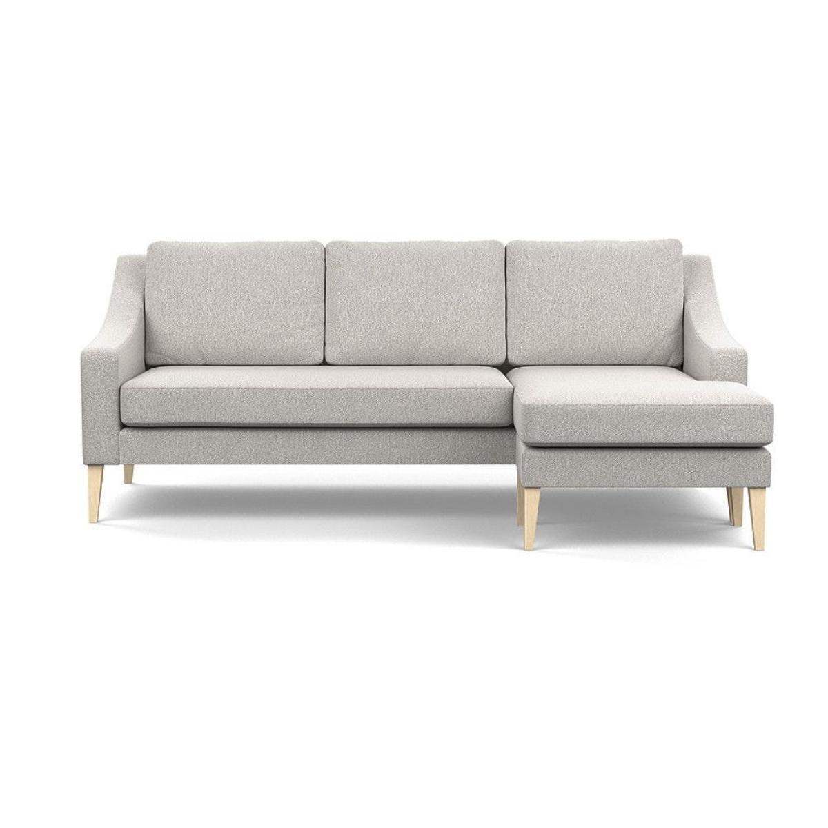 Heal's Richmond Corner Chaise Sofa Melton Wool Shale Walnut - Heal's UK Furniture – image 51