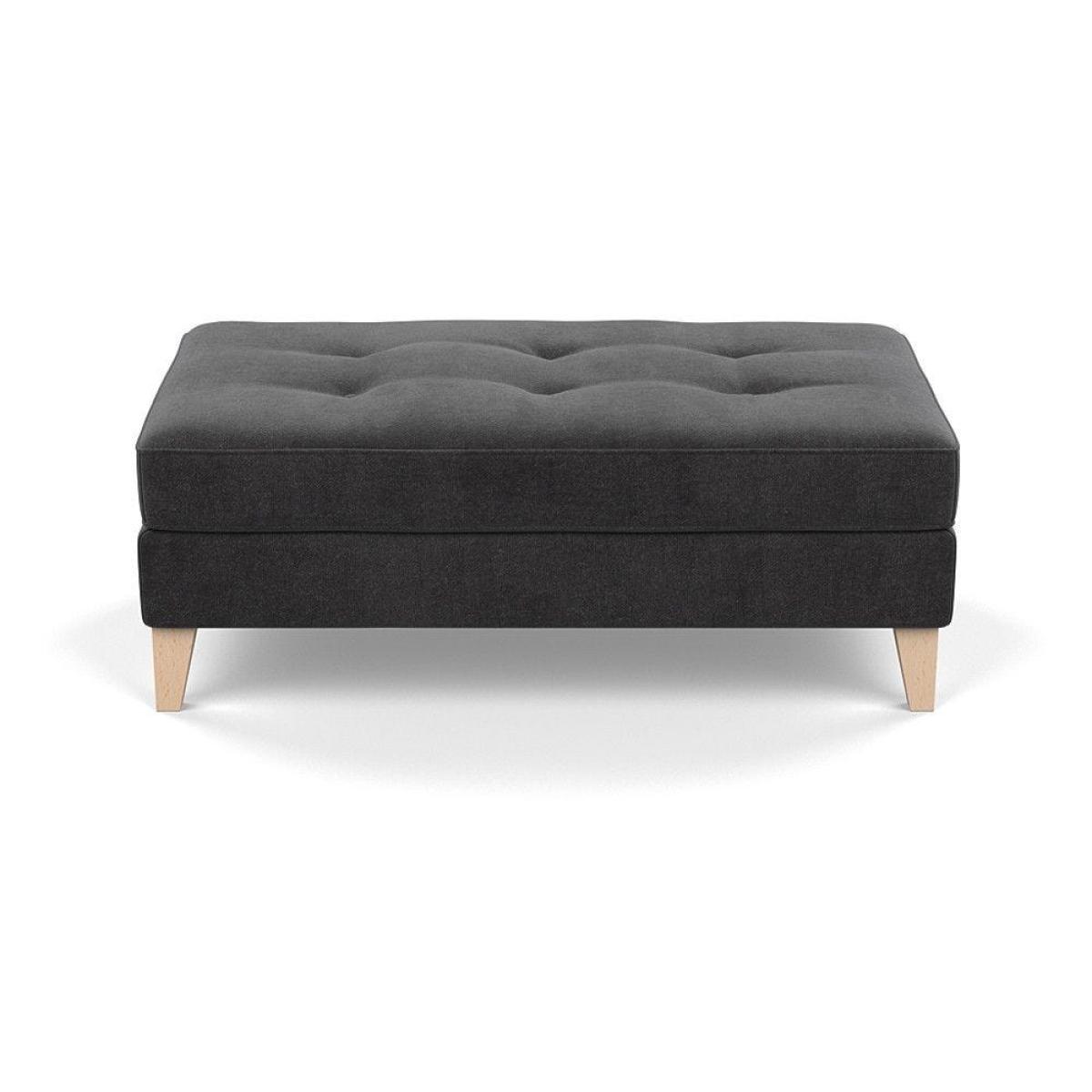 Heal's Richmond Corner Chaise Sofa Melton Wool Shale Walnut - Heal's UK Furniture – image 60