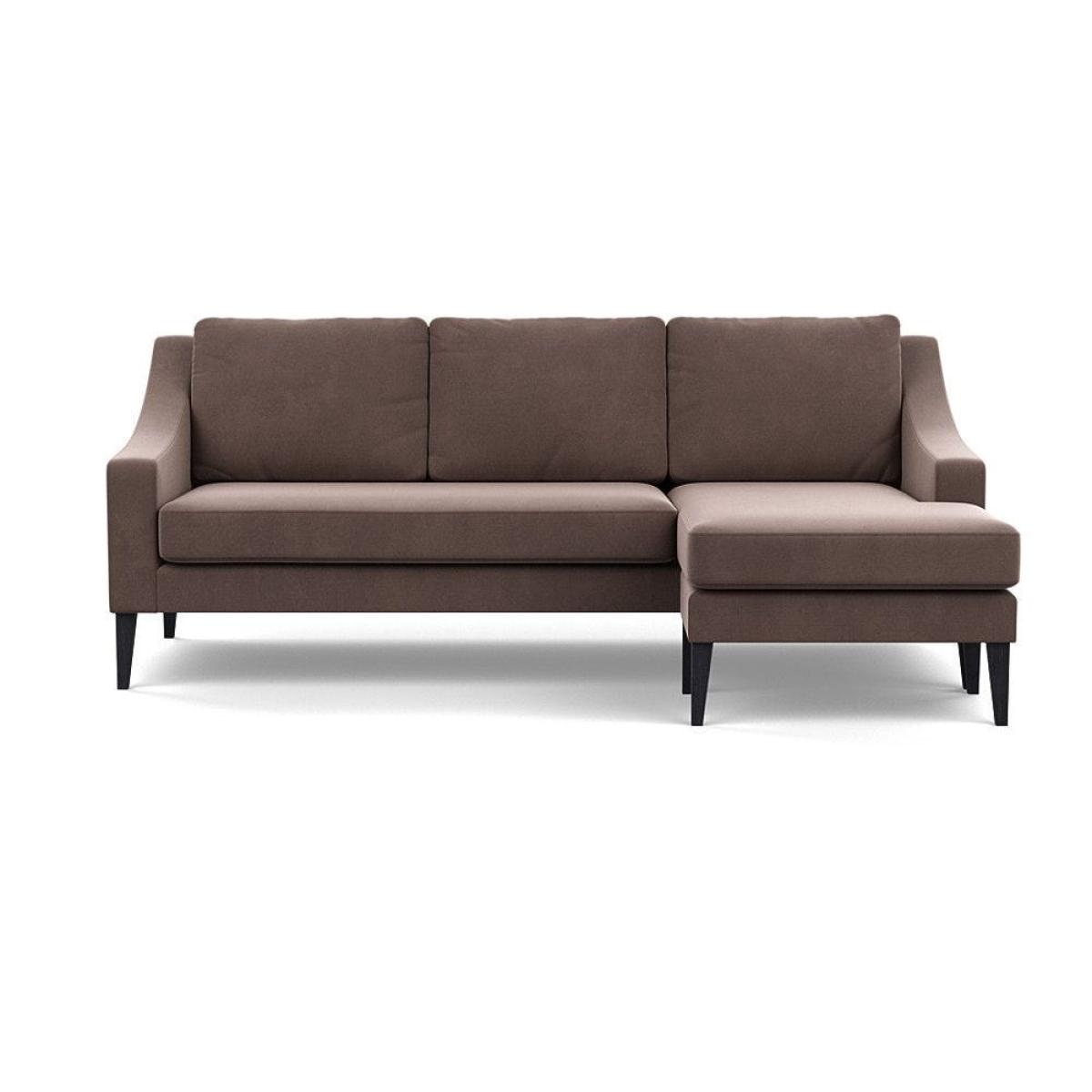 Heal's Richmond Corner Chaise Sofa Melton Wool Shale Walnut - Heal's UK Furniture – image 70