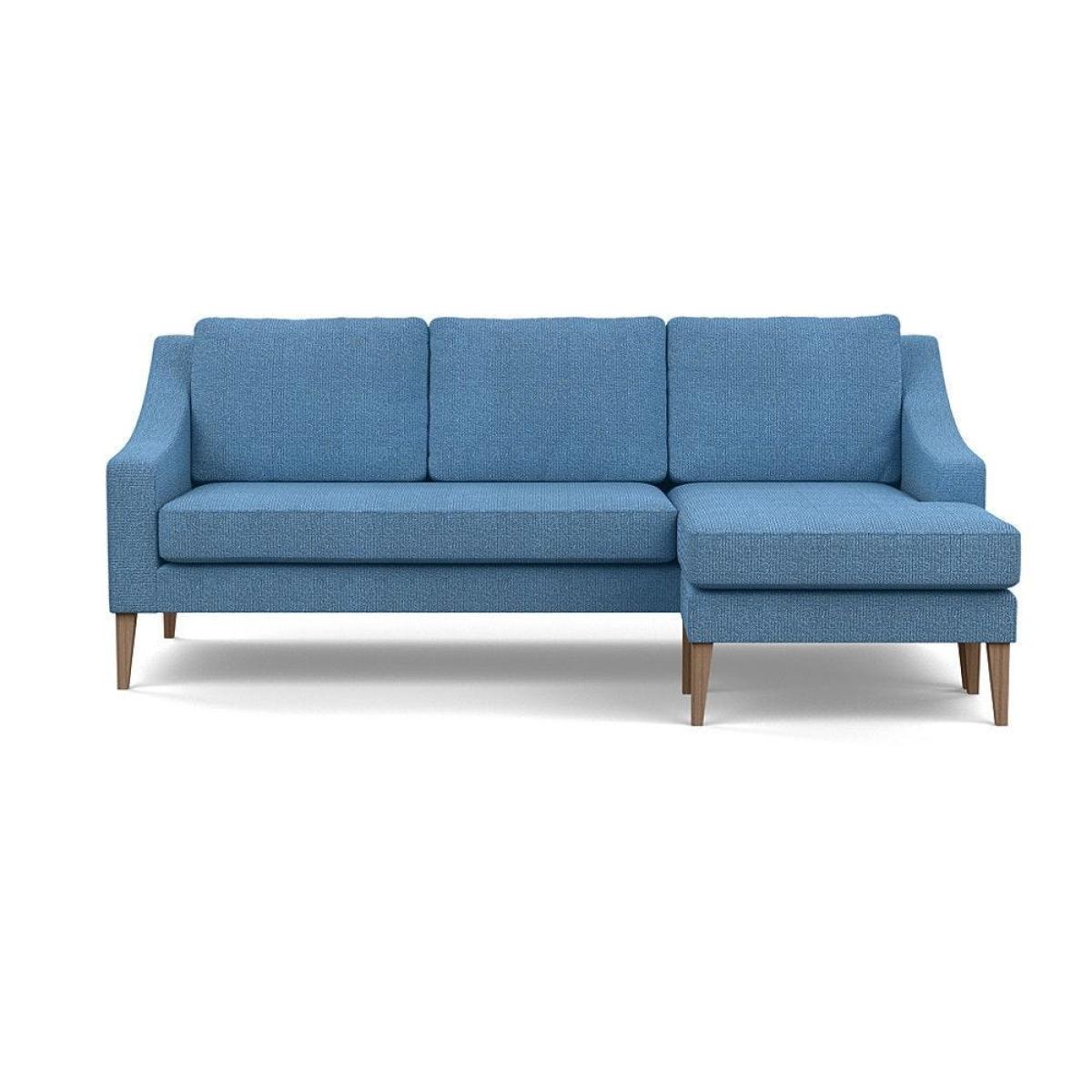 Heal's Richmond Corner Chaise Sofa Melton Wool Shale Walnut - Heal's UK Furniture – image 75