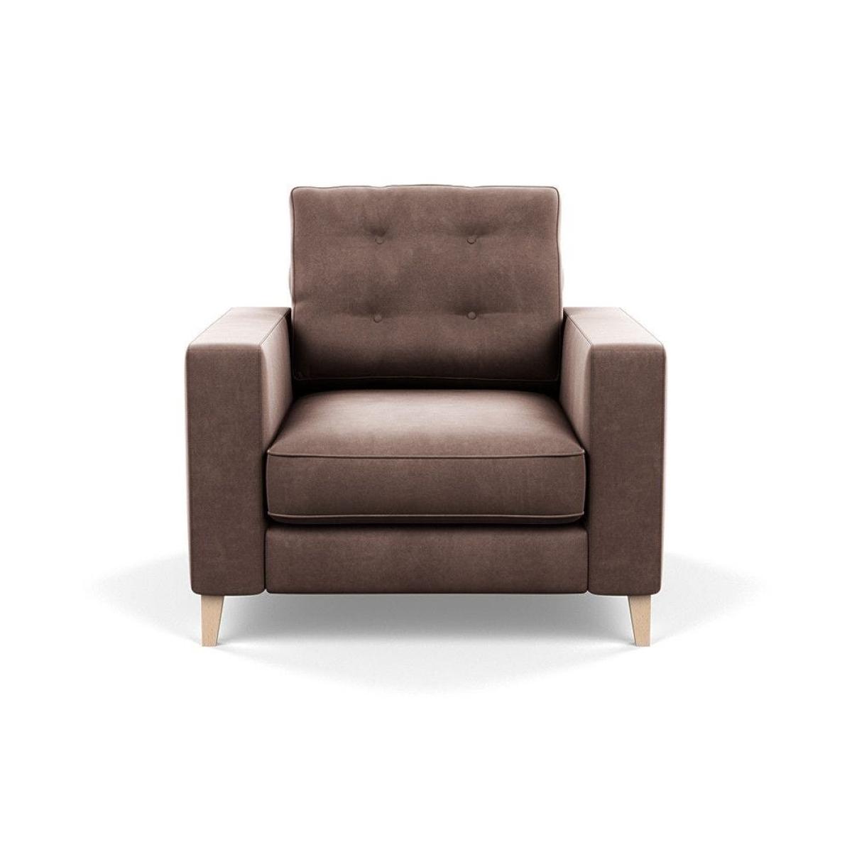 Heal's Richmond Corner Chaise Sofa Melton Wool Shale Walnut - Heal's UK Furniture – image 76