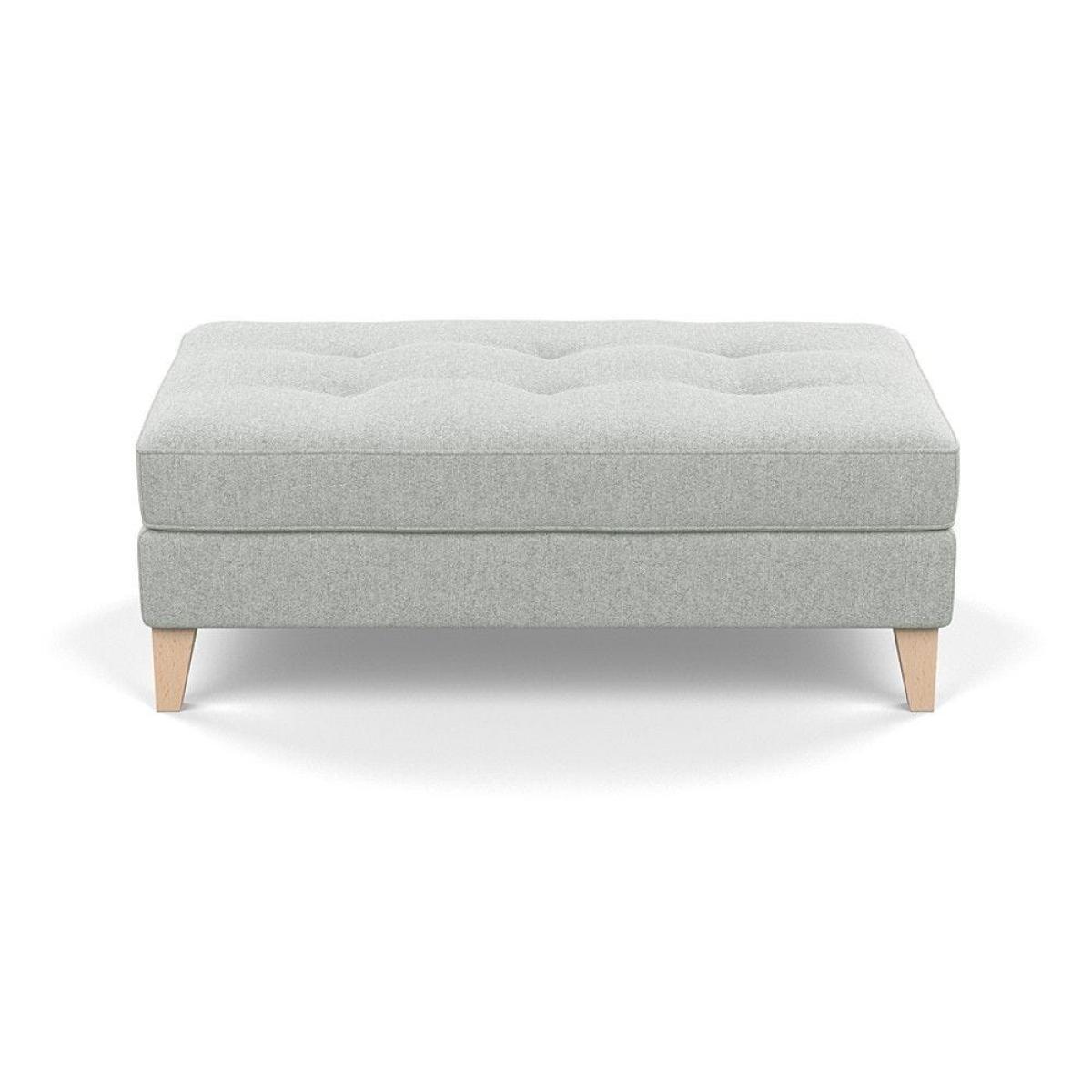 Heal's Richmond Corner Chaise Sofa Melton Wool Shale Walnut - Heal's UK Furniture – image 10