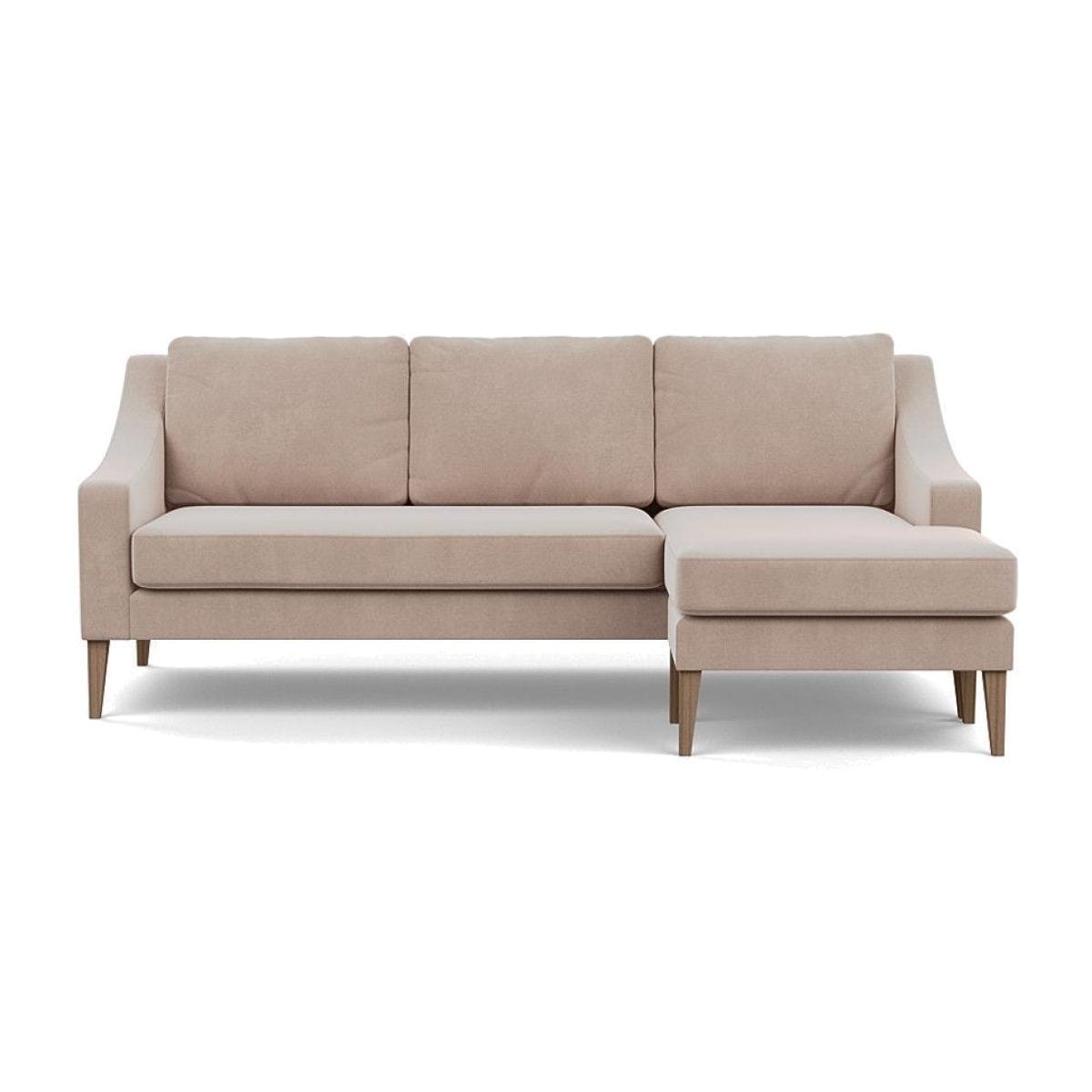 Heal's Richmond Corner Chaise Sofa Melton Wool Shale Walnut - Heal's UK Furniture – image 1