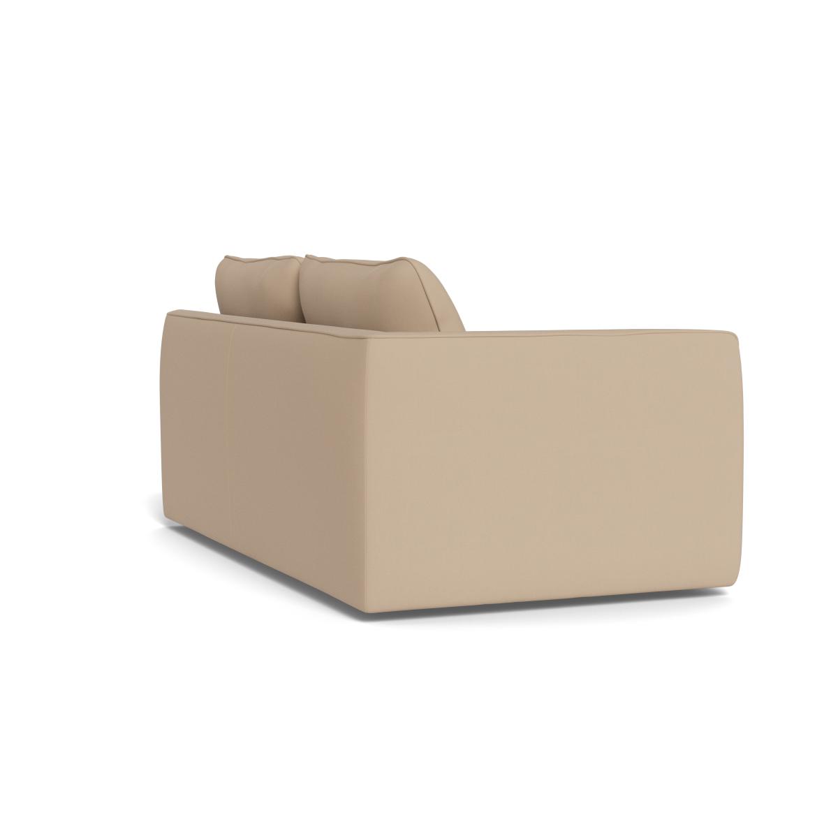Heal's Morven Left Hand Facing 3 Seater Unit Capelo Linen-Cotton Bamboo Black Feet – image 4