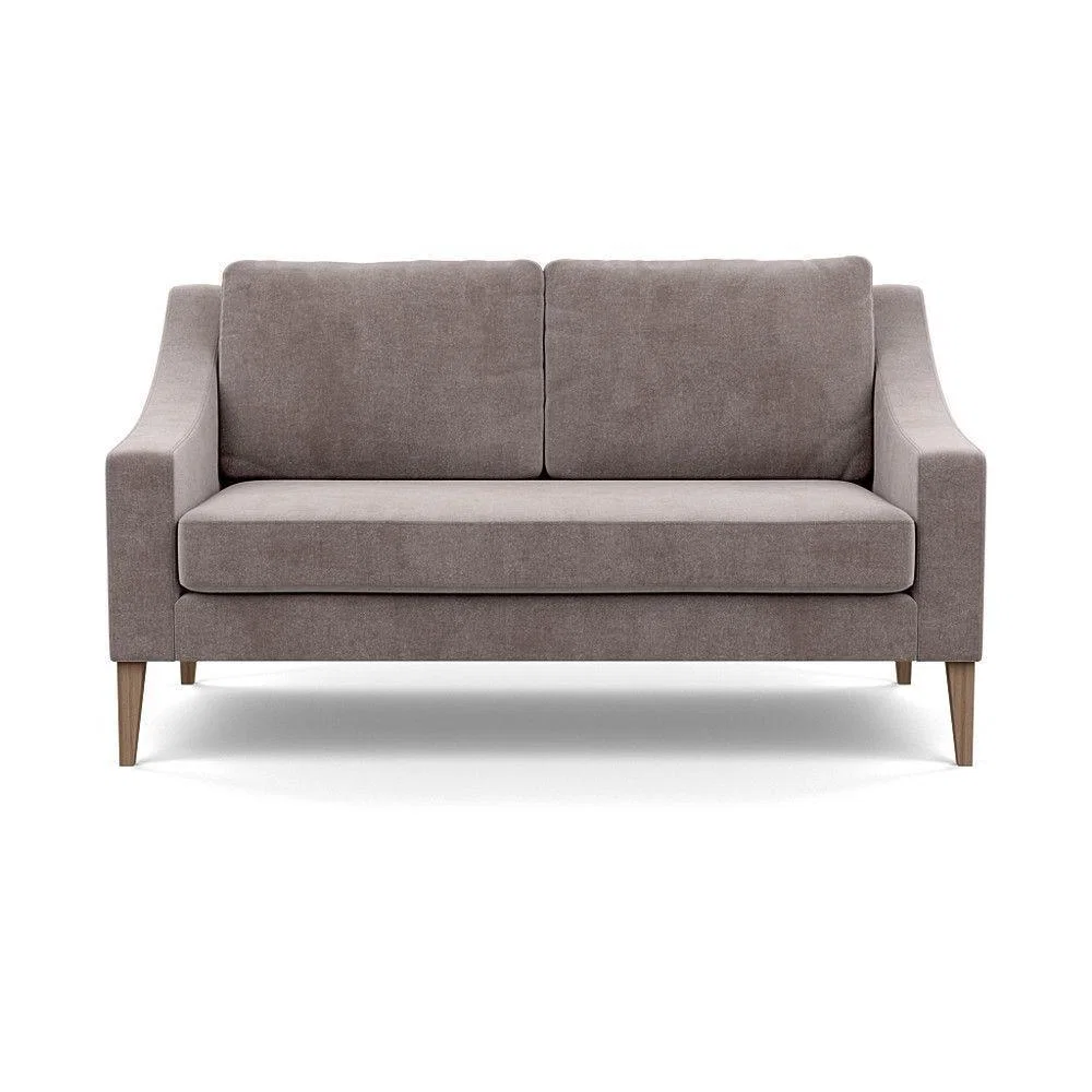 Heal's Mistral Right Hand Facing Corner Sofa Velvet Black Natural Feet - Heal's UK Furniture – image 18