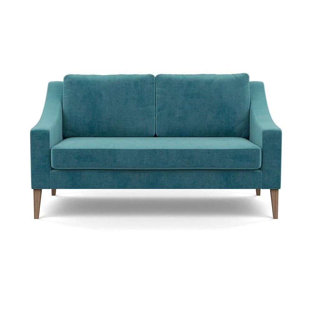 Heal's Mistral Right Hand Facing Corner Sofa Velvet Black Natural Feet - Heal's UK Furniture – image 19